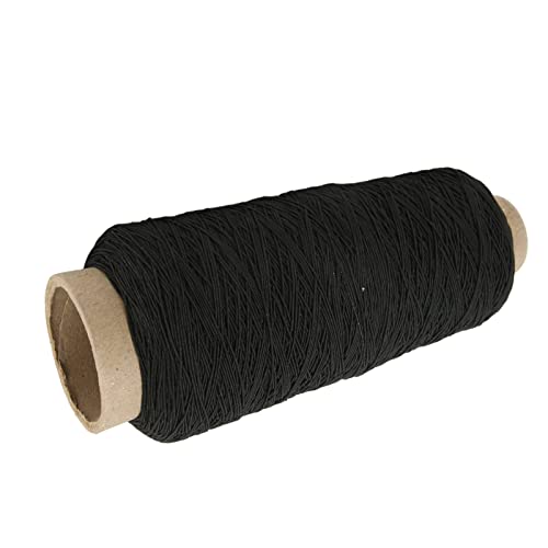 Elastic Cord, Black Elastic String Jewelry Stretchy Bracelet, Good Elasticity, Easy to Use, Thread, Enjoy DIY, Made of Polyester, Multi Purpose, Easy to Cut and Knot, for