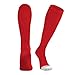 TCK Prosport Performance Tube Socks (Red, Medium)