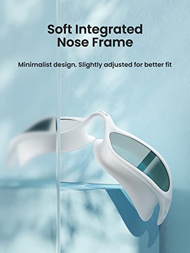 Copozz Women's Swim Goggles, Swimming Goggles Anti-Fog No Leaking Uv Protection For Adult Women - White #TOP2