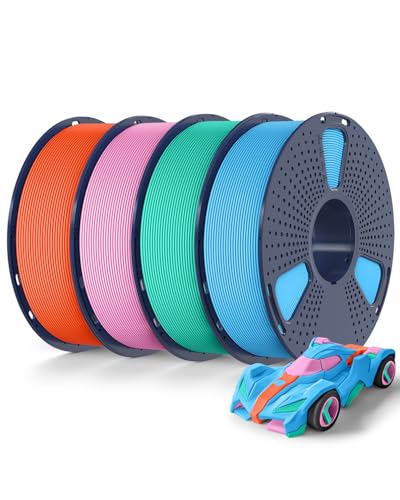SUNLU High Speed PETG Filament 1.75mm 4KG Sky Blue+Mint Green+Pink+Orange