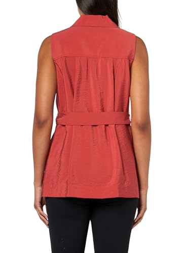 Anne Klein Women's Sleeveless Belted Safari Vest2