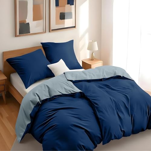 Dreamzie - Bettwäsche Set 135x200 cm mit 2 Kissenbezügen 80x80 cm...