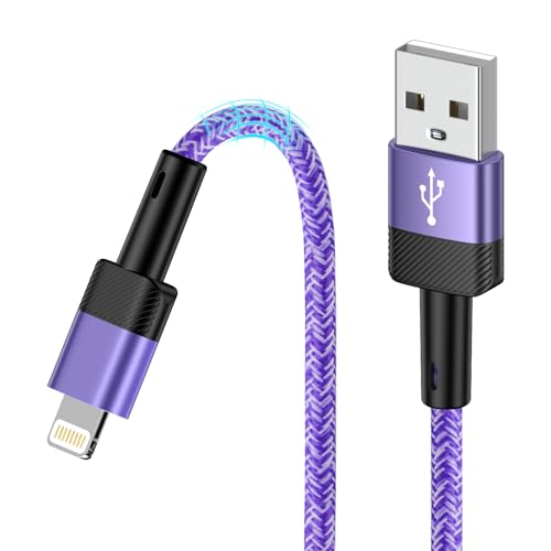 iPhone Charger Cable1.83M, Long Apple MFi Certified iPhone Charging Cable Fast Charging Cord Braided Charger Lead USB Cable for iPhone 14 13 12 11 Pro Max XS XR 8 7 6 SE2020, iPad