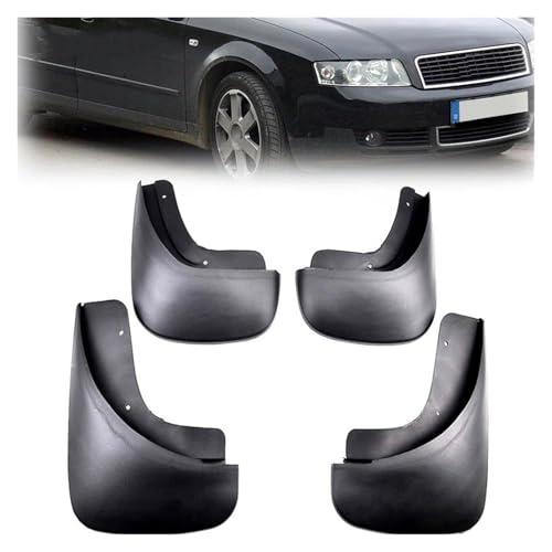 Garde-boue moulé pour Audi A4 B6 2002-2005 - Kit complet 4 pièces - 4