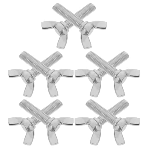 Tornillos M8x30 de ala en acero inoxidable de alta resistencia para ensamblajes de precisión