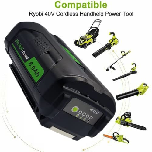 image for Sjia001 4.0Ah Battery for Ryobi 36V HP Li-ion BPL3626 BPL3626D BPL3640