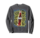Coca-Cola Dark Comic Pop Fizz Ahhh Bottle Graphic Sweatshirt Sweatshirt
