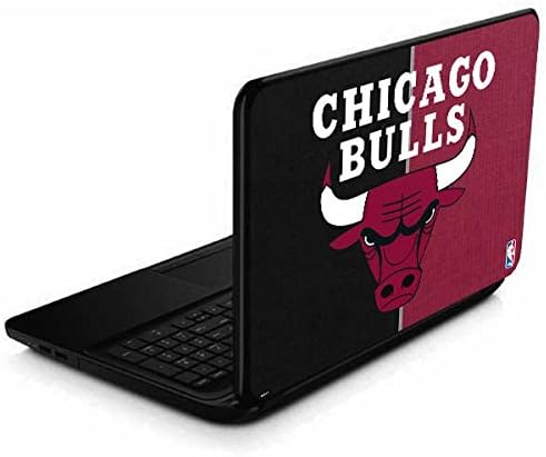 Skinit Decal Laptop Skin Compatible with 15.6 in 15-d038dx - Officially Licensed NBA Chicago Bulls Canvas Design