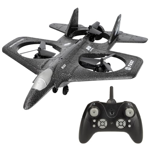 ColorBaby Speed & Go Dron avión de Combate teledirigido, luz, 80 m, Tiempo Vuelo 6 min, Ajuste dirección, 2.4 GH.z, Giro 360 Grados, Auto Return, Aviones Combate, RC, Vehículos radiocontrol (47354)