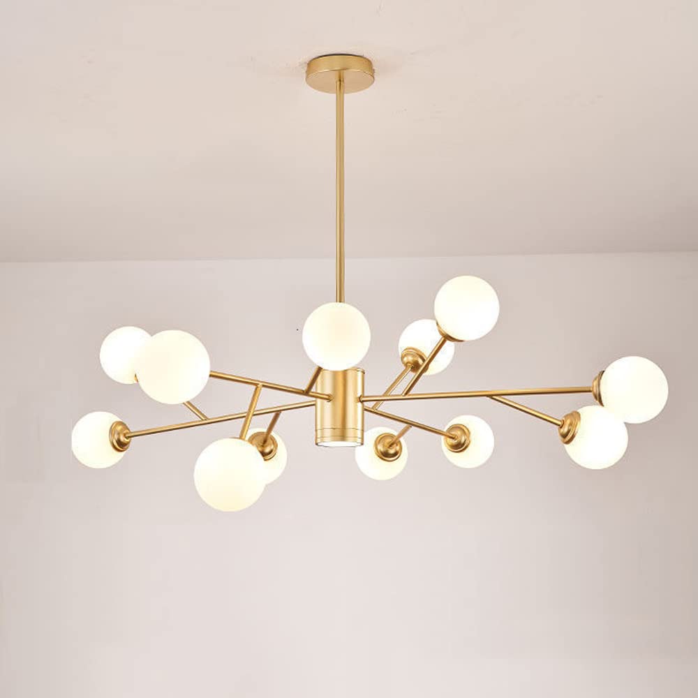 Lustre Sputnik pour salon avec hauteur réglable pour s'adapter à votre pièce