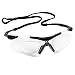 Jackson Safety 38503 V60 Safeview Safety Glasses with RX Inserts, Clear Anti-Fog Lenses with Black Frame (Pack of 12)