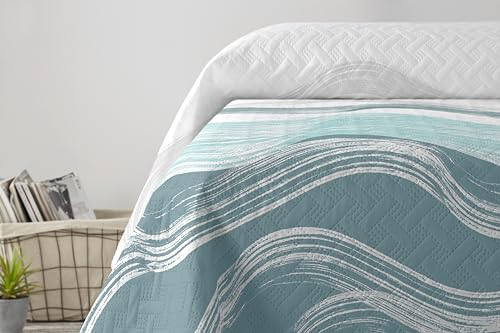 Degrees home - Paraiso -Tagesdecke – 100% Polyester Mikrofaser, Leicht, Weich & Atmungsaktiv - Für Frühling… – Ansicht 5