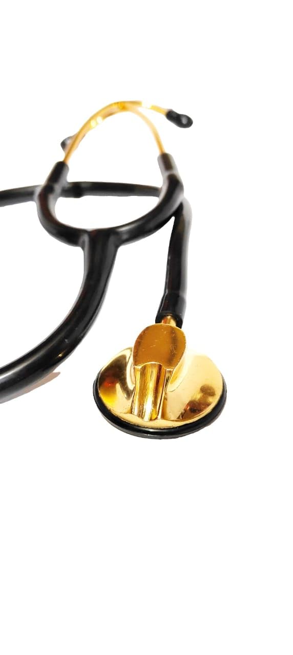 Medi-Shine Stethoscope For Student, Medical Use For Doctors Stethoscope (Black Gold) (B0CWPFX4FY) Amazon Price History, Amazon Price Tracker