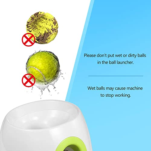 All For Paws Dog Ball Launcher Automatic,Automatic Ball Launcher For Dogs,Ball Thrower For Dogs,Dog Toys Interactive,Includes 3Pcs Tennis Balls For Dogs #TOP5