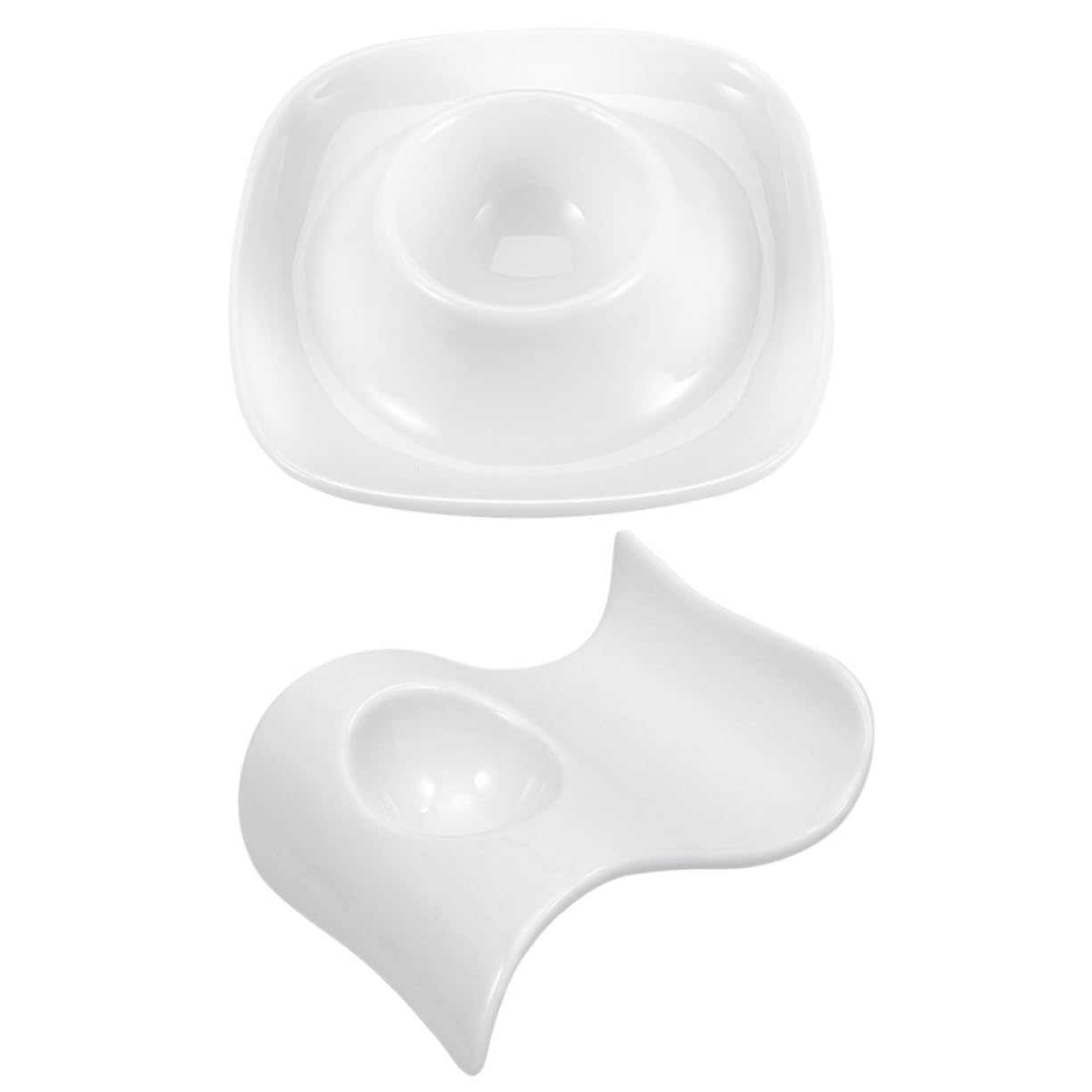 Ciieeo 2pcs Egg Cups Stylish Egg Holders for Home Hotel Kitchen Dining Room Use Present for Friends Family