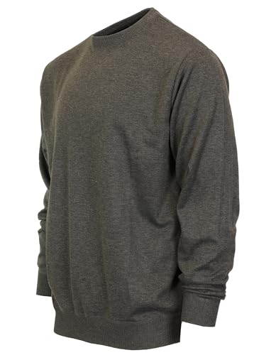 Gioberti Mens Jacquard Crew Neck Pullover Sweater3