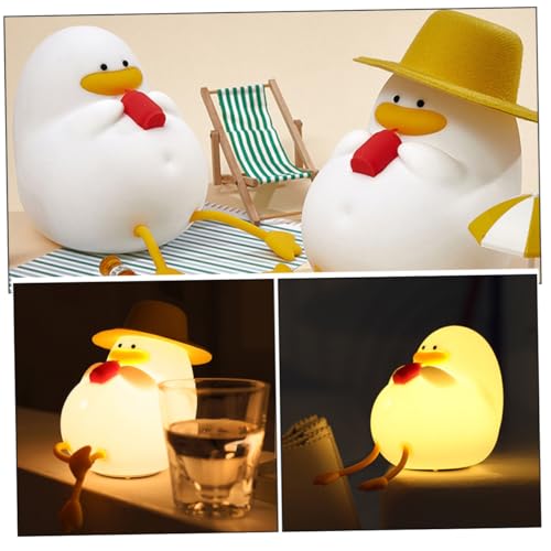 Lámpara de mesa KICHOUSE con luz suave amarilla miniatura 3