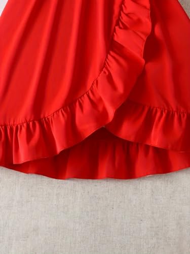 Image of PINK WINGS Girls Knee Length Cotton Dress