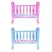 prettygood7 Mini-Puppe Mädchen Spielzeug Möbel Schaukelwiege Bett für Barbie Puppe Zubehör