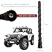 NYTKL Car Spiral Antenna, 7 Inch Flexible PVC Rubber Antenna Topper with Screw Adapters, Waterproof Auto Toppers Radio Reception Mast for Trucks Cars SUVs, Exterior Car Accessories