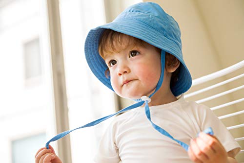 VAENAIT BABY Kids Unisex Sun Hat UPF 50+ Breathable Bucket Sun Protection Play Hat with Adjustable Chin Strap Mesh Lining2