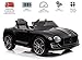 Rock Wheels Licensed Bentley EXP12 Kids Ride on Toy Car, 12V Battery Powered Children Electric 4 Wheels w/Parent Remote Control, Foot Pedal, 2 Speeds, Music, Aux, LED Headlights (Black)