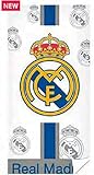  Real Madrid Toalla Blanca Escudos Playa Microfibra 70x140 cm 250g