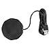 COHEALI Soundbar Per Computer 360 Altoparlanti Telefonici Per Computer Altoparlanti Desktop Telefono Per Conferenze Con Filo Per Computer In Metallo E Plastica Nero immagine