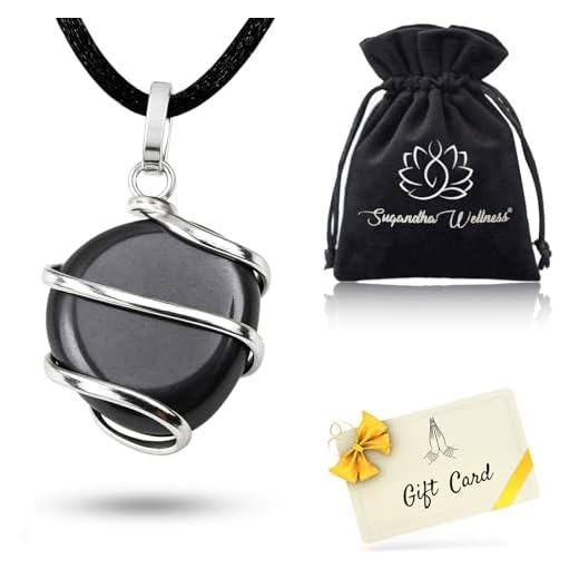 Hematite Crystal Healing Necklace - Protective Stone for Grounding, Balance And Centering. Absorbs Negative Energies. Harmonises Body, Mind And Spirit. Enhances Self-Exploration. Powerful Manifesting Stone | Pendant With Stylish Chain