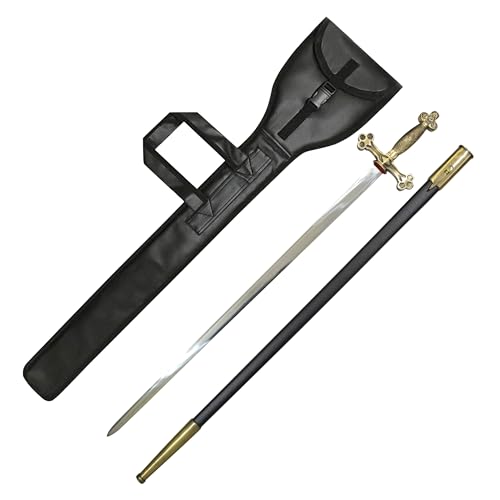 Premium Masonic Fellow Craft (Square & Compass) Sword, Scabbard &