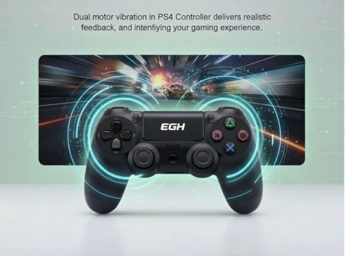 Elite Gaming Hub Wireless Bluetooth Game Controller | Motion Control | Dual Vibration Motors | Black -Compatible with PC & Android And Iphone 2 41ahXDJtDGL