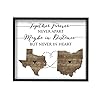 Two State Print Personalized Grandparent Sign Long Distance Gift Going Away Gift Moving Away Present State to State Gift Mothers Day Gift Fathers Day Gift