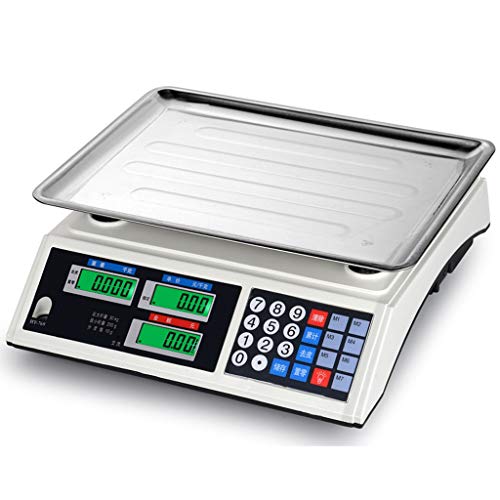 Báscula comercial digital acero inoxidable 30kg/1g miniatura 1