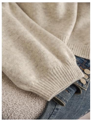 GORGLITTER Women's Plus Size Bow Cardigan Sweaters Tie Front Fall Trendy Cute Long Sleeve Knit Tops4