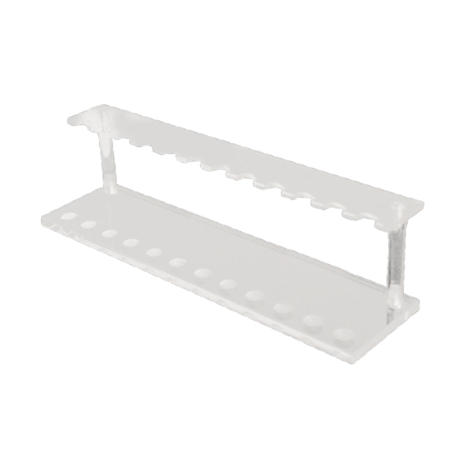 Tuxcaxi Clear Elegant Pen Display Stand Keeps Workspace Neat And Organized With Modern Flair Stationery Cosmetic Rack Acrylic Eyeliner Stand Ballpoint Pens Acrylic 27.5X8x7cm
