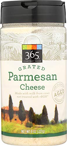 365 Everyday Value, Grated Parmesan Cheese, 8 oz