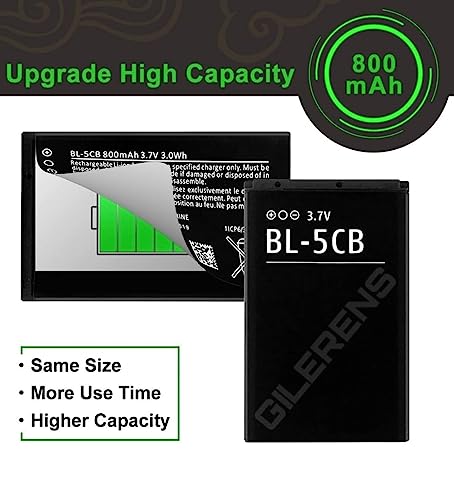 Image of Original (BL-5CB) Battery for Nokia 105 (BL-5CB) Battery with 6 Month Warranty***** (A0274)