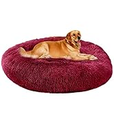 BVAGSS Orthopedisch hondenbed, XH079 wasbaar, wollige hondenmat, omkeerbaar, zachte en warme hondenmat voor kleine, middelgrote en grote honden, 106 x 71 x 4 cm, grijs