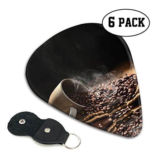 Ensemble de 6 médiators de guitare en grains de café pour guitare acoustique, guitare électrique, basse, ukulélé – fin… - Les Beatles, Paul McCartney, John Lennon, RIngo Starr, George Harrison Ensemble de 6 médiators de guitare en grains de café pour guitare acoustique, guitare électrique, basse, ukulélé - fin… – Image 3