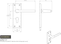 Vista 3 de Carlisle Brass SZR011YSN - Manija de puerta, níquel satinado