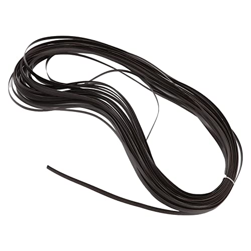 Prevessel Kit de Reparación de Muebles de Mimbre Material Plástico Duradero para Cestas de Flores y Sillas de Bricolaje Material de Ratán Sintético para Sillas, Mesas y Sofás de Mimbre (Marrón
