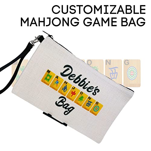 Bolsa personalizada para Mahjong con cierre y correa miniatura 5