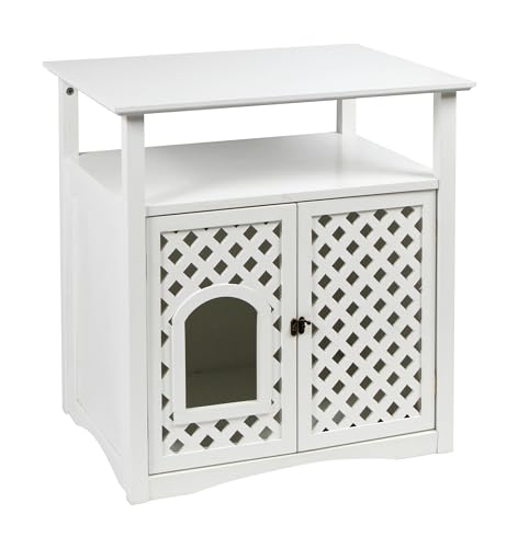 Kerbl Armoire pour Chat Helena 64x46x65 cm, Blanc
