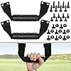 CHolic 2 Pack Universal Golf Cart Soft Grab Handle Compatible with Club Car, EZGO, Yamaha, XSeries with Versa Triple Track Tops Only