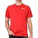 Nike Men's Dri-FIT Miler Short-Sleeve Running Top (X-Large, University Red/Reflective)