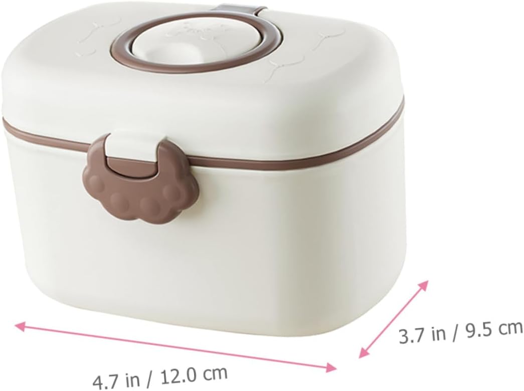 Portable Formula Container Box Airtight Travel Milk Powder Dispenser for Snacks and Complementary Foods Lightweight Sealed Storage for Outdoor and Daily Use