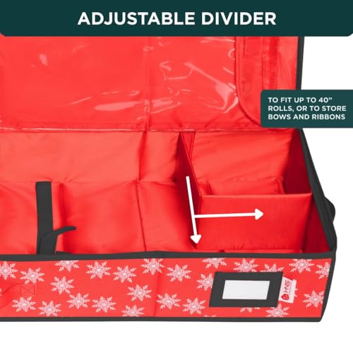 image for HOLDN’ STORAGE Premium Wrapping Paper Storage Container -Durable Mat