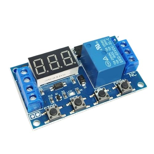 Relais temporisé DC 5V 12V 24V et module de commande de cycle programmable, Lot de 10 Pcs - 5
