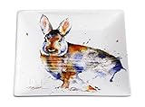 Big Sky Carvers Cottontail Snack Plate, Multicolor