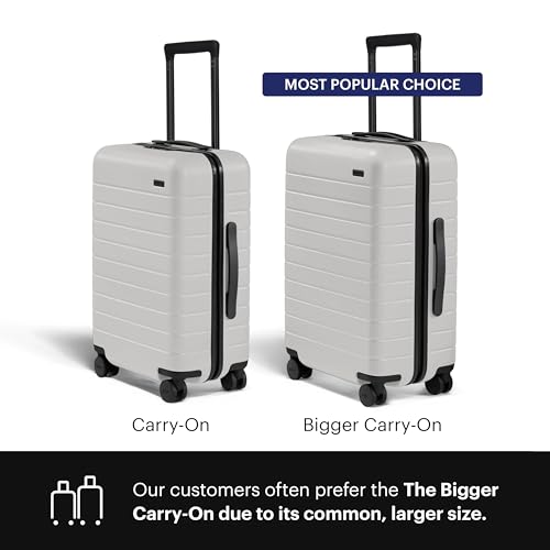 Image of Away Carry-On Luggage - 22-Inch Lightweight Hardside Suitcase with 360 Spinner Wheels, Interior Compression System, TSA-Approved Lock - Cloud Gray